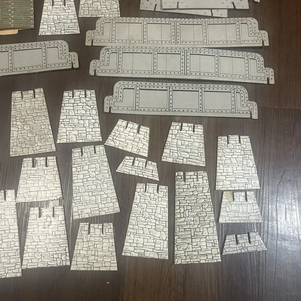 American Flyer S Gauge Cardboard Trestle Set 60+ Pieces Replacement Parts